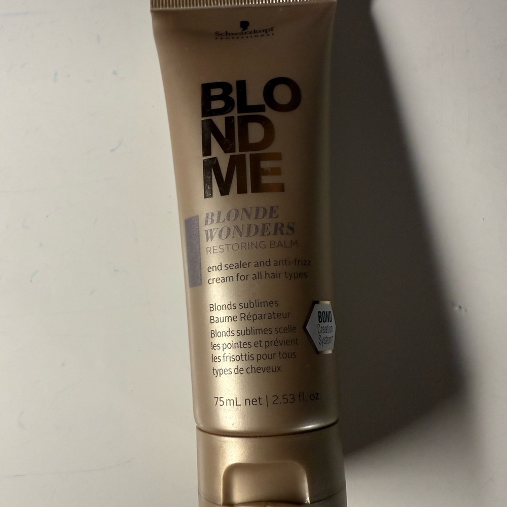 Schwarzkopf BLONDME Blonde Wonders Restoring Balm - Gold